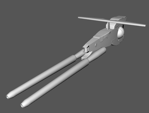 3d 3ds lockhee sf-3a lancer robotech - Robotech Macross Lockhee SF-3A Lancer by Icer86