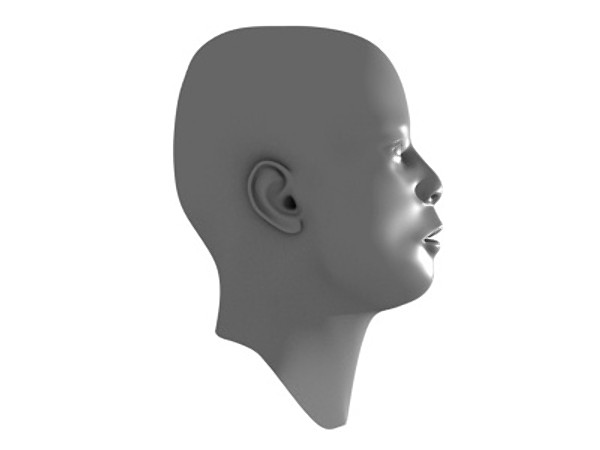free obj mode male head - Head model by Patrick Feiring