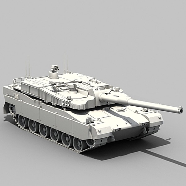 3d 3ds challenger leopard m551 - Modern Tanks collection by Sandu_Bublic