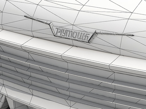 3d plymouth fury standard materials - Plymouth Fury STANDARD MATERIALS by fabelar