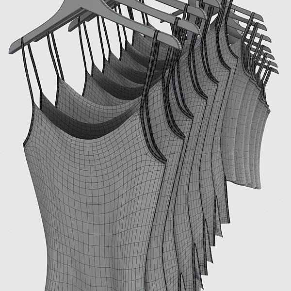3ds max lingerie rack 1 - lingerie rack 1 by DigitalX