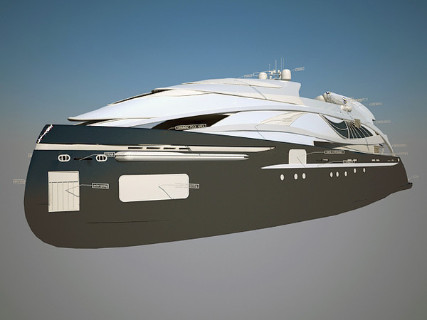 3d 3ds sea ship - detailed sea ship by karimelnabawy