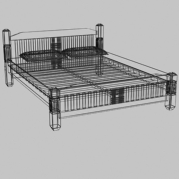 cot 3d model - Cot_003 by sabah_au