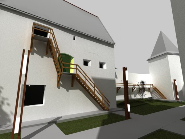 3d 3ds monastery church buildings - Castle/Monastery/Fortification by studiorender