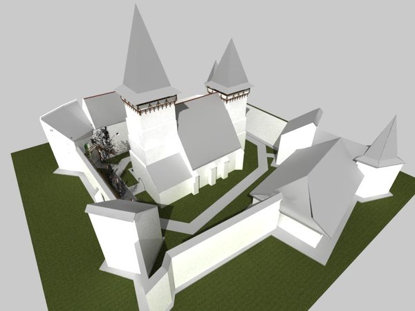 3d 3ds monastery church buildings - Castle/Monastery/Fortification by studiorender