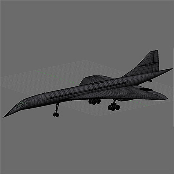 3d x aérospatiale-bac concorde - Aérospatiale-BAC Concorde by StudioEgan