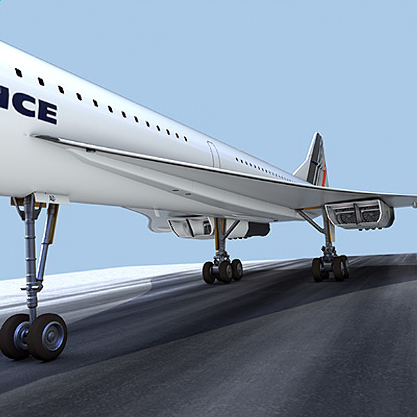 3d x aérospatiale-bac concorde - Aérospatiale-BAC Concorde by StudioEgan
