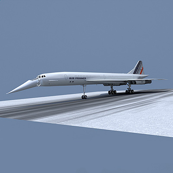 3d x aérospatiale-bac concorde - Aérospatiale-BAC Concorde by StudioEgan