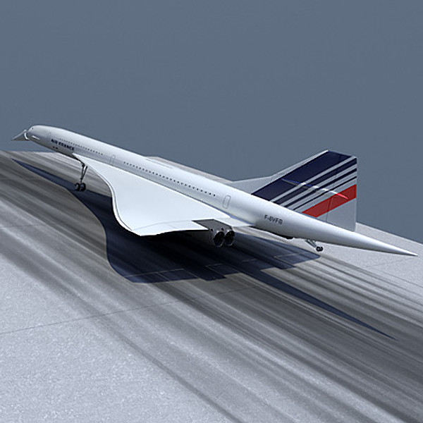 3d x aérospatiale-bac concorde - Aérospatiale-BAC Concorde by StudioEgan