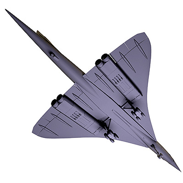 3d x aérospatiale-bac concorde - Aérospatiale-BAC Concorde by StudioEgan