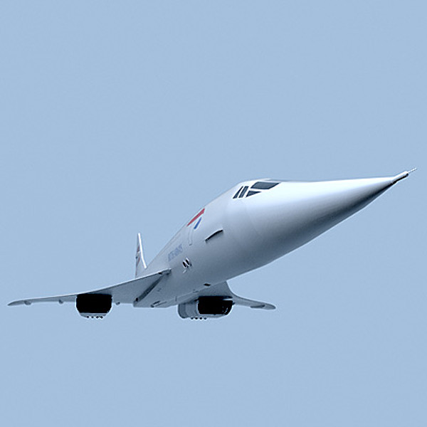 3d x aérospatiale-bac concorde - Aérospatiale-BAC Concorde by StudioEgan
