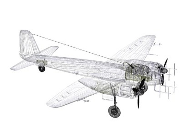 3d junkers ju88g nightfighter model - Junkers Ju88G Nightfighter by pbratt