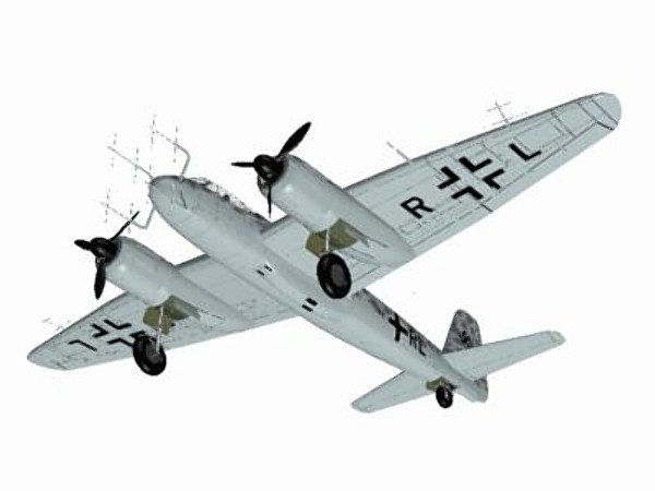 3d junkers ju88g nightfighter model - Junkers Ju88G Nightfighter by pbratt