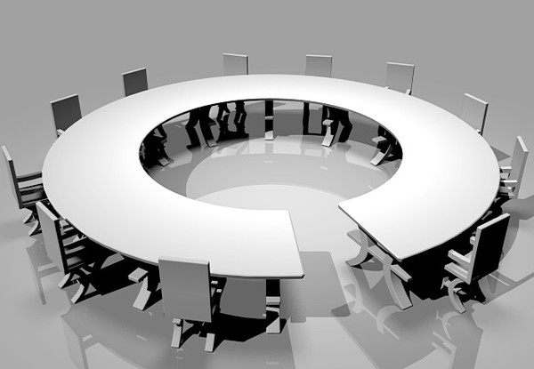 3d table model - Round table by GraphicGuru