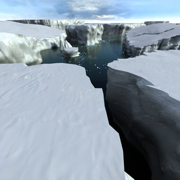 3d antarctica - glaciers icebergs - Antarctica icebergs - landscape by 3D_Multimedia