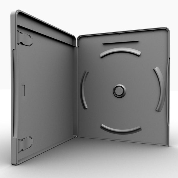 blu-ray case 3d model - Blu-Ray case by sweiry_tv