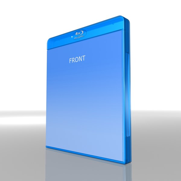 blu-ray case 3d model - Blu-Ray case by sweiry_tv