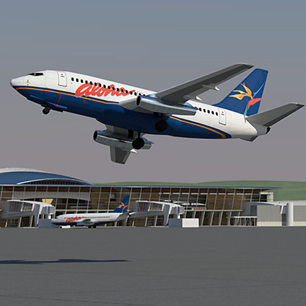 3d 737 200 airliner american model - 737 200 Collection. Eight American Airlines by ArqArt3D