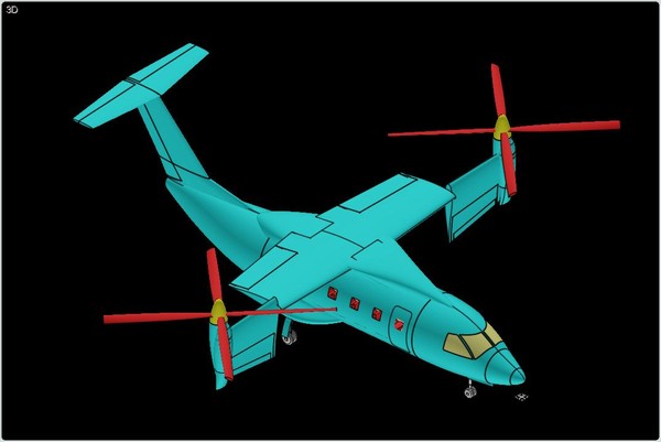 Augusta-Westland Erica Tilt Rotor Concept