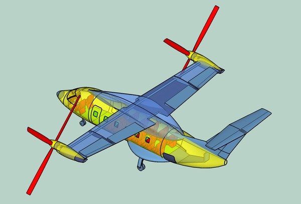 Augusta-Westland Erica Tilt Rotor Concept
