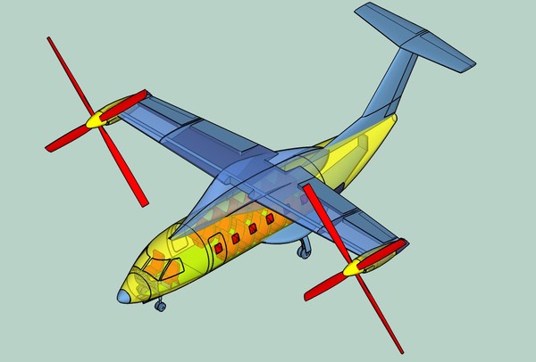 Augusta-Westland Erica Tilt Rotor Concept