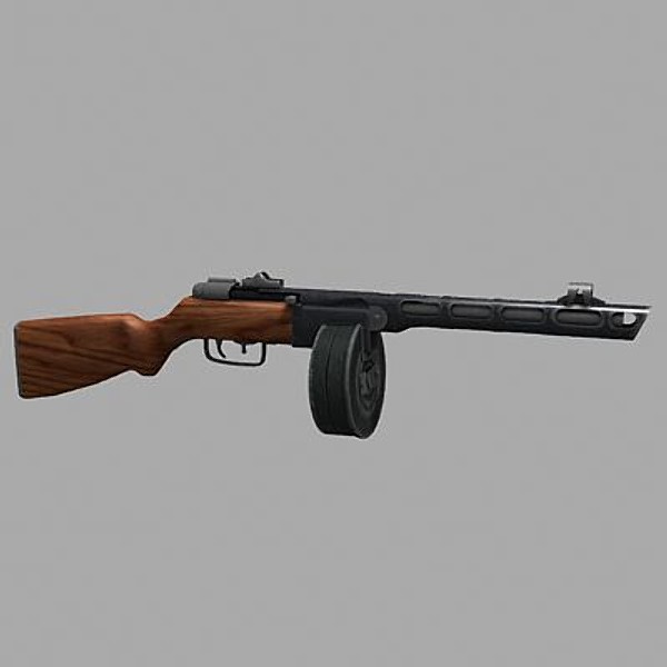 World War 2 Guns Ppsh. shpagina pistol gun