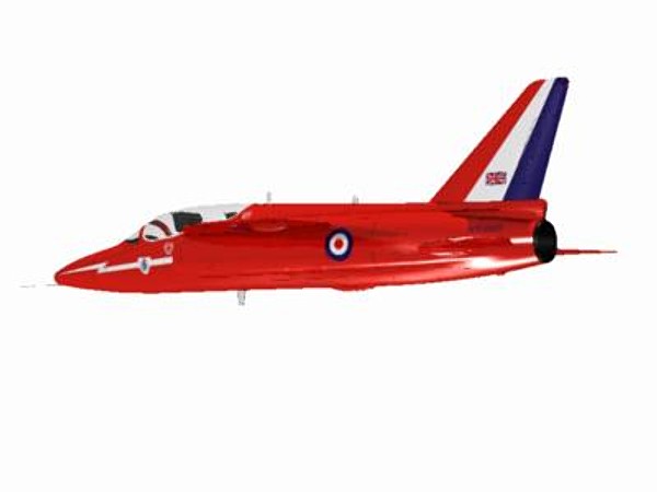 hawker siddeley gnat red arrows 3d c4d - Hawker Siddeley Gnat T1 (Red Arrow) by pbratt
