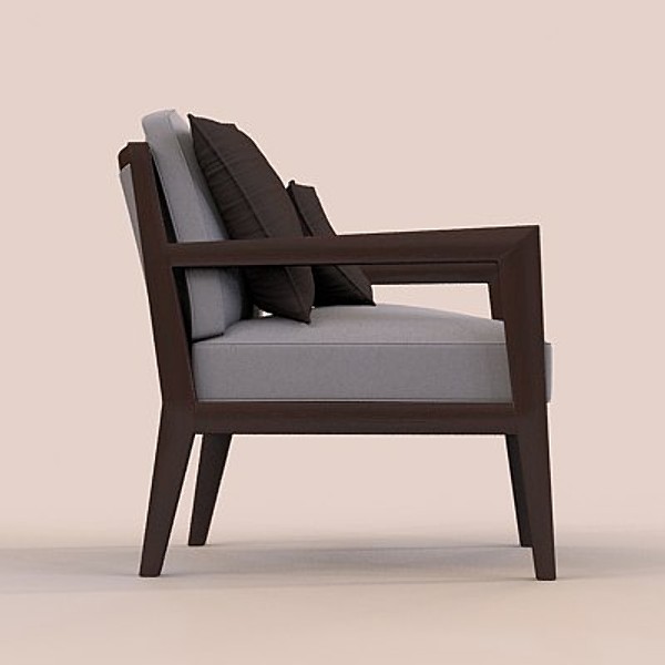 armchair camilla poliform 3d model - armchair camilla poliform carlo colombo by zelosh