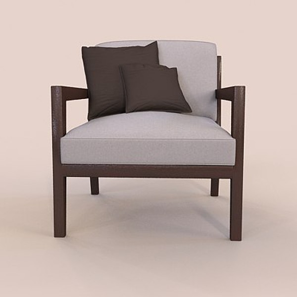 armchair camilla poliform 3d model - armchair camilla poliform carlo colombo by zelosh