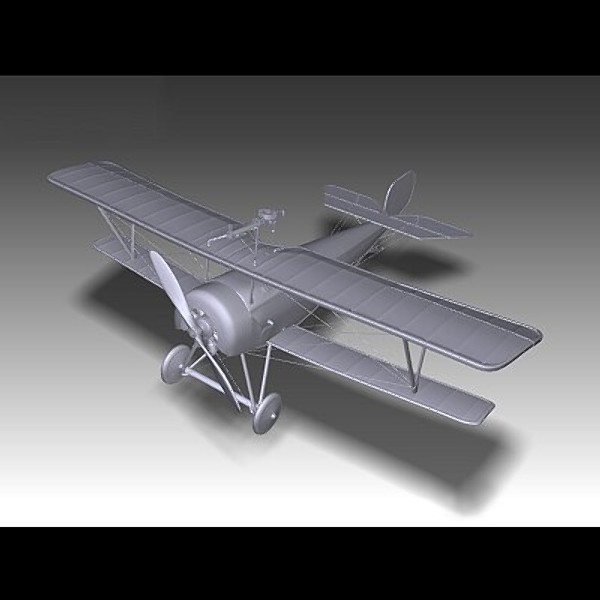 Nieuport 11 Biplane Pre-Rigged for Craft Director Tools