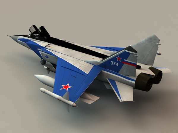 mig 31 3d model - Mig 31 by PerspectX