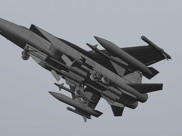 mig 31 3d model - Mig 31 by PerspectX