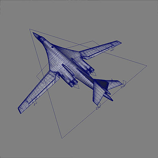 tu-160 bomber 3d ma - Tupolev Tu-160 by illuminar77