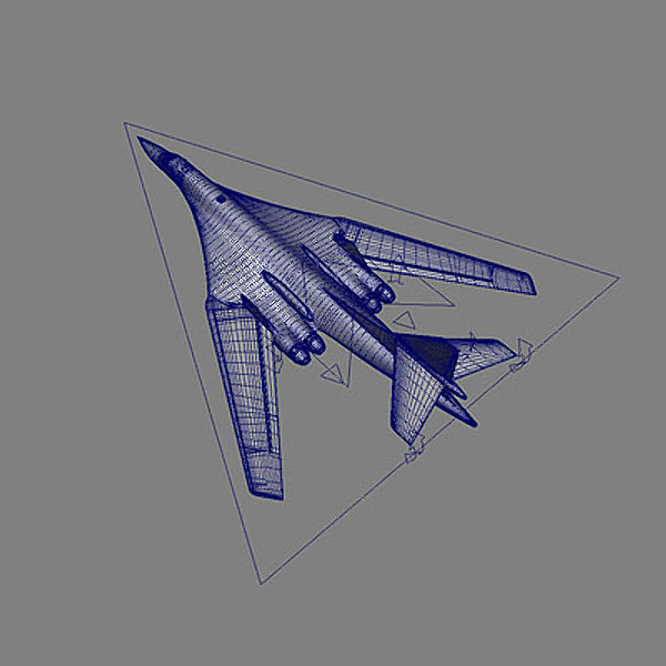 tu-160 bomber 3d ma - Tupolev Tu-160 by illuminar77