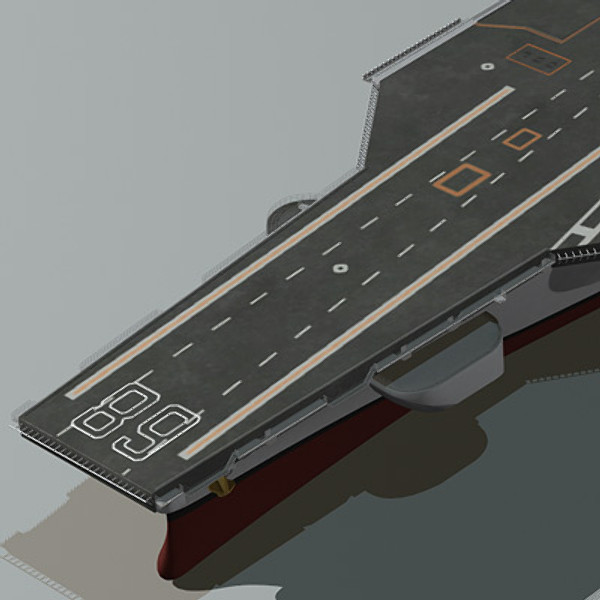 3d aircraft carrier uss nimitz - USS CVN-68 Nimitz aircraft carrier by earth art