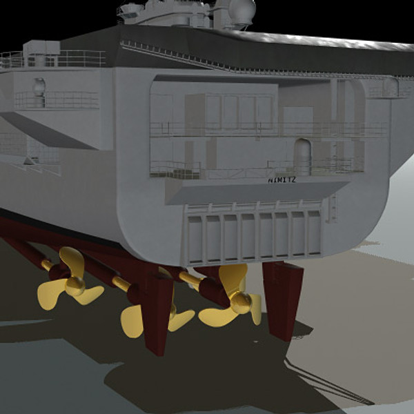 3d aircraft carrier uss nimitz - USS CVN-68 Nimitz aircraft carrier by earth art