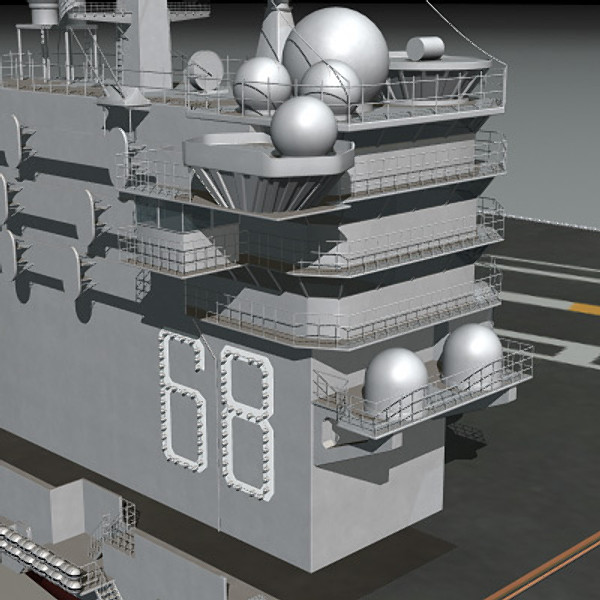 3d aircraft carrier uss nimitz - USS CVN-68 Nimitz aircraft carrier by earth art