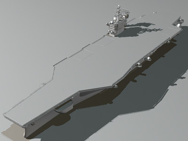 3d aircraft carrier uss nimitz - USS CVN-68 Nimitz aircraft carrier by earth art