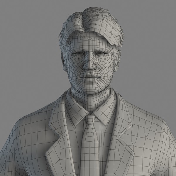 Anatomy Male Model Brian Rigged