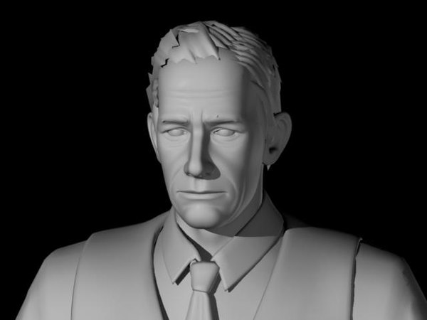 Human Model, 3 variations, ma, mb, obj formats