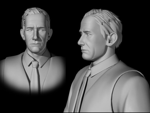 Human Model, 3 variations, ma, mb, obj formats