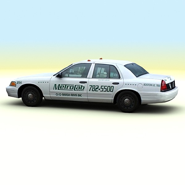 2004 crown victoria usa 3d max - 2004 Ford Crown Victoria USA Taxi by be fast