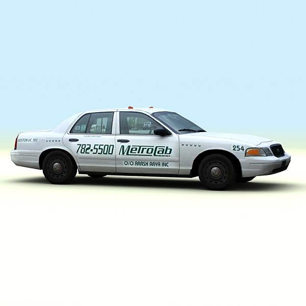 2004 crown victoria usa 3d max - 2004 Ford Crown Victoria USA Taxi by be fast
